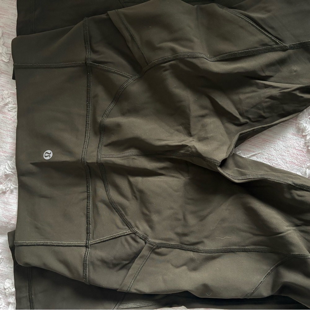 Lululemon Athletica Dark Olive Leggings